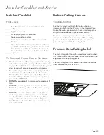 Preview for 21 page of Thermador VCIN36GWS Installation Instructions Manual