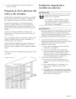 Preview for 55 page of Thermador VCIN36GWS Installation Instructions Manual