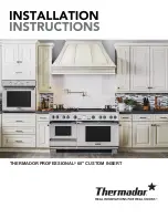 Thermador VCIN60RP Installation Instructions Manual preview