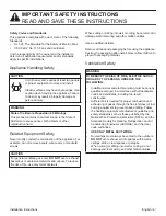 Preview for 5 page of Thermador VCIN60RP Installation Instructions Manual