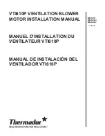 Thermador VTI610P Installation Manual preview