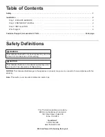 Preview for 2 page of Thermador VTI610P Installation Manual