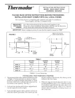 Preview for 1 page of Thermador WD24 Installation Instructions