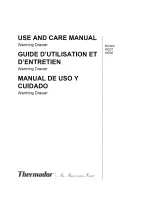 Thermador WD27 Use And Care Manual preview
