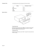 Preview for 9 page of Thermador WD27 Use And Care Manual