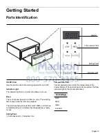 Preview for 10 page of Thermador WDC30JP Use And Care Manual