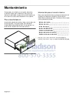 Предварительный просмотр 36 страницы Thermador WDC30JP Use And Care Manual