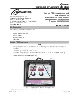 Thermadyne Fabricator 252i US Assembly Instructions preview