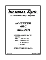 Preview for 1 page of Thermadyne Thermal Arc 400GMS CC Operating Manual