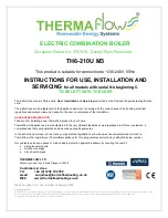 Thermaflow TH6-210U M3 Instructions For Use Installation And Servicing предпросмотр