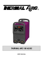 Thermal Arc 180 AC User Manual предпросмотр