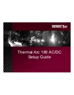 Preview for 1 page of Thermal Arc 186 AC Setup Manual