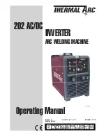 Thermal Arc 202 AC/DC Operating Manual preview