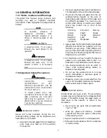 Предварительный просмотр 7 страницы Thermal Arc 250TS DC CC Operating Manual