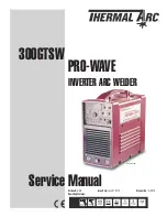 Thermal Arc 300GTSW Pro-Wave Service Manual preview