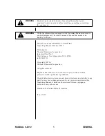 Preview for 3 page of Thermal Arc 400GTS CC/TIG Operating Manual