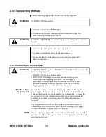 Preview for 20 page of Thermal Arc 400MSTW CC Operating Manual