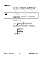 Preview for 24 page of Thermal Arc 400MSTW CC Operating Manual