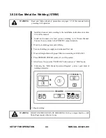 Preview for 44 page of Thermal Arc 400MSTW CC Operating Manual