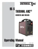 Preview for 1 page of Thermal Arc 95S Operating Manual