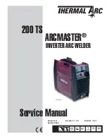 Предварительный просмотр 1 страницы Thermal Arc ARCMASTER 200 TS Service Manual