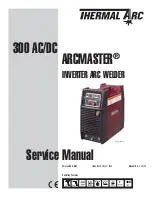 Preview for 1 page of Thermal Arc ARCMASTER 300 AC/DC Service Manual