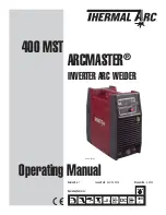 Preview for 1 page of Thermal Arc Arcmaster 400 MST Operating Manual