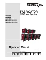 Thermal Arc C/W VFE 4C HS III Operation Manual предпросмотр