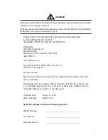 Preview for 3 page of Thermal Arc PORTAFEED VS 212 Operating Manual