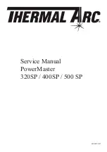 Thermal Arc POWERMASTER 320SP Service Manual preview