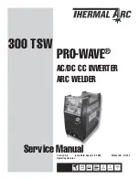 Thermal Arc PRO-WAVE 300 TSW Service Manual предпросмотр