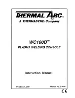 Thermal Arc WC100B Instruction Manual preview