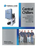 Thermal Care Accuchiller TC Operation, Installation, And Maintenance Manual preview