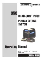 Thermal Dynamics 35C DRAG-GUN PLUS Operating Manual preview