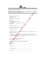 Preview for 3 page of Thermal Dynamics CUTMASTER 12 Operating Manual