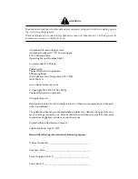 Preview for 3 page of Thermal Dynamics CUTMASTER 151 Operating Manual