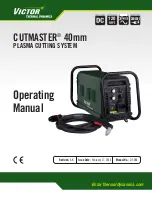 Preview for 1 page of Thermal Dynamics CutMaster 40MM Operating Manual