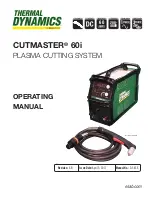 Preview for 1 page of Thermal Dynamics CUTMASTER 60i Operating Manual