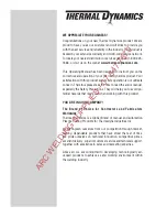 Preview for 2 page of Thermal Dynamics CUTMASTER A-09207 Operating Manual