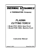 Thermal Dynamics PCH-100XL Instruction Manual preview