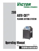 Preview for 5 page of Thermal Dynamics VICTOR 200 AUTO-CUT Operating Manual