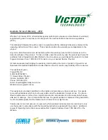 Preview for 26 page of Thermal Dynamics VICTOR 200 AUTO-CUT Operating Manual