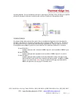 Предварительный просмотр 12 страницы Thermal Edge CS011 Series User'S & Technical Manual