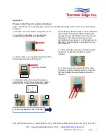 Предварительный просмотр 26 страницы Thermal Edge CS011 Series User'S & Technical Manual