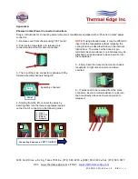 Preview for 26 page of Thermal Edge NE010 Series User'S & Technical Manual