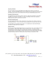 Preview for 12 page of Thermal Edge NE050 Series User'S & Technical Manual