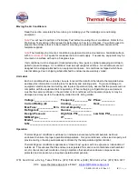 Preview for 5 page of Thermal Edge TM061 Series User'S & Technical Manual