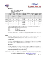 Preview for 9 page of Thermal Edge TM061 Series User'S & Technical Manual