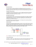 Preview for 12 page of Thermal Edge TM061 Series User'S & Technical Manual