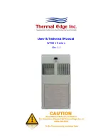 Thermal Edge WF081 Series User'S & Technical Manual preview